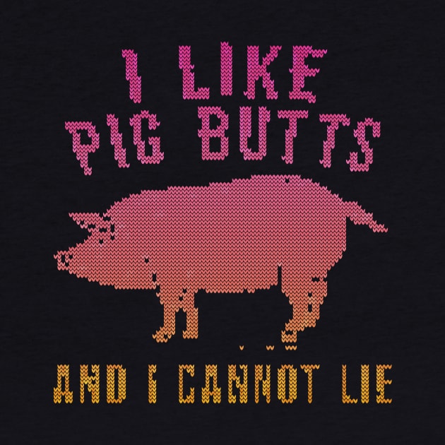 i like pig butts ugly sweater by tirani16